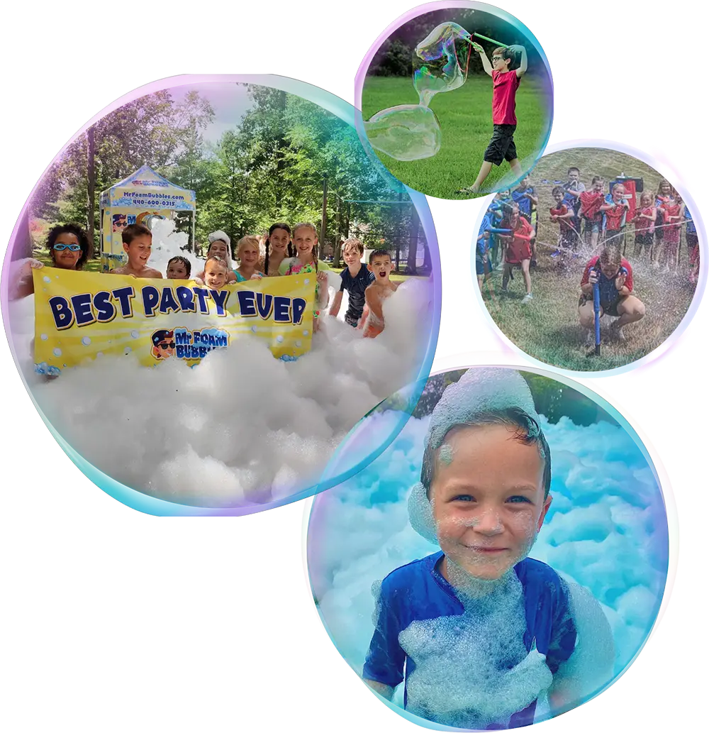 Foam and bubble parties near Cleveland